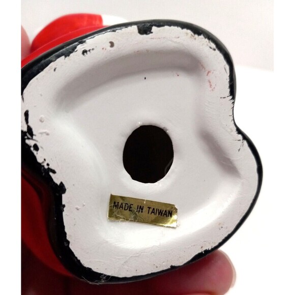 2 Candle Holders Santa Clause Taper Votive Christmas Vintage Taiwan - Picture 7 of 12